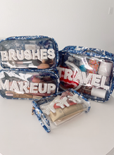 Cargar imagen en el visor de la galería, Airplanes Clear Snap Pouch