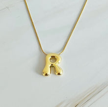 Load image into Gallery viewer, Balloon Letter Initial Necklace
