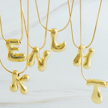 Load image into Gallery viewer, Balloon Letter Initial Necklace
