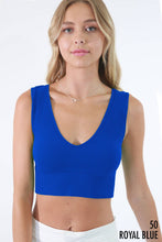 Cargar imagen en el visor de la galería, Plunge V-Neck Crop Top
