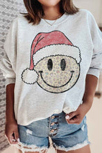 Cargar imagen en el visor de la galería, Happy Santa Christmas Graphic Sweatshirt
