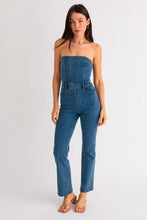 Load image into Gallery viewer, Tube Denim Jumpsuit
