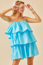 Cargar imagen en el visor de la galería, Flounce Blue Dress
