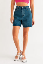 Load image into Gallery viewer, Mid-Length Denim Shorts
