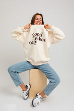 Load image into Gallery viewer, Letter Embroidery Oversized Sweatshirt
