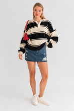 Cargar imagen en el visor de la galería, Collared Oversized Sweater Top
