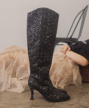 Cargar imagen en el visor de la galería, OASIS SOCIETY Jewel - Knee High Sequin Boots

