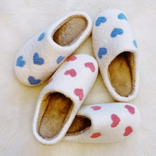 Load image into Gallery viewer, Heart Full Cozy Lounge Slippers
