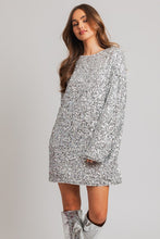 Load image into Gallery viewer, Long Sleeve Sequin Mini Dress
