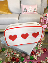3 Red Hearts - Medium Canvas Bag
