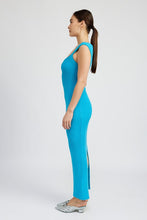 Load image into Gallery viewer, SWEETHEART BODYCON DRESS WITH SLIT
