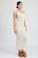 Load image into Gallery viewer, ONE SHOULDER MAXI DRESS
