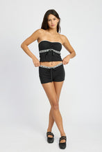 Cargar imagen en el visor de la galería, LETTUCE TUBE TOP WITH LACE TRIM
