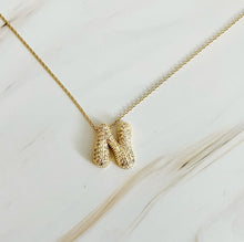 Load image into Gallery viewer, Crystal Bubble Initial Necklace
