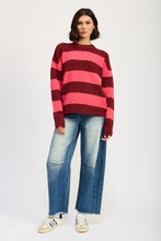 Cargar imagen en el visor de la galería, OVERSIZED STRIPED JUMPER
