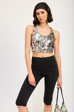 Cargar imagen en el visor de la galería, SEQUIN RACER BACK TOP
