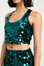 Cargar imagen en el visor de la galería, SEQUIN RACER BACK TOP
