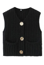 Cargar imagen en el visor de la galería, WOMEN FASHION KNITWEAR VEST
