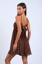 Load image into Gallery viewer, Brown Polka Dress
