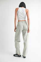 Load image into Gallery viewer, DISTRESSED WIDE LEG PANTS
