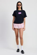 Cargar imagen en el visor de la galería, GINGHAM MINI RUFFLE SKORT
