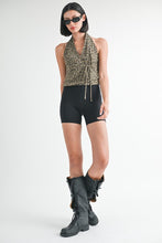 Cargar imagen en el visor de la galería, WRAPPED TOP WITH HALTER NECK
