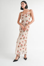 Cargar imagen en el visor de la galería, COWL NECK MAXI DRESS WITH OPEN BACK
