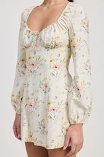 Load image into Gallery viewer, MINI LONG SLEEVE FLORAL DRESS
