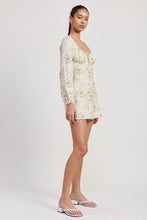 Load image into Gallery viewer, MINI LONG SLEEVE FLORAL DRESS
