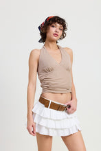 Load image into Gallery viewer, MINI BELTED TIERED SKORT
