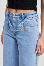 Cargar imagen en el visor de la galería, LAYERED STRAIGHT LEG DENIM PANT
