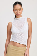 Load image into Gallery viewer, SLEEVELESS ASYMMETRICAL HIGH NECK TOP
