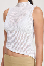 Load image into Gallery viewer, SLEEVELESS ASYMMETRICAL HIGH NECK TOP
