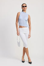 Load image into Gallery viewer, SLEEVELESS ASYMMETRICAL HIGH NECK TOP
