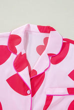 Load image into Gallery viewer, Pink Classic Heart Valentines Pajamas Set
