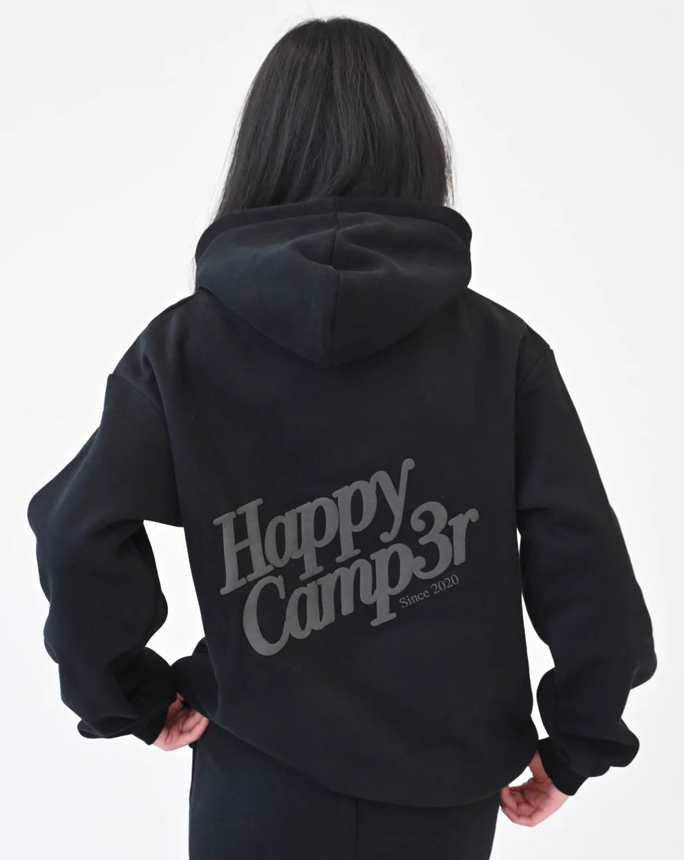 Happy Camp3r Black Hoodie