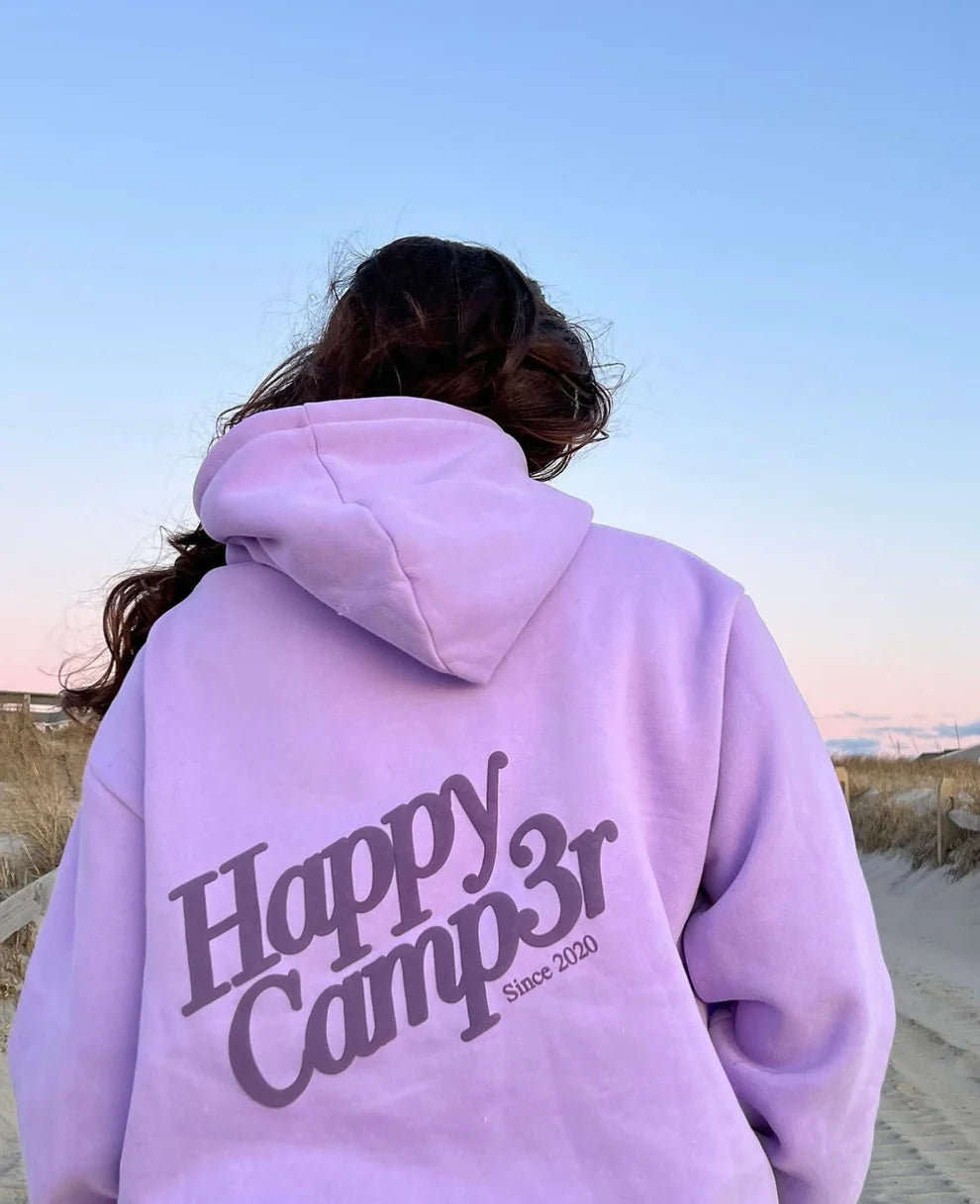 Happy Camp3r Purple Hoodie