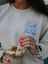 Cargar imagen en el visor de la galería, HEALTH + WELLNESS SWEATSHIRT (FRONT + BACK)
