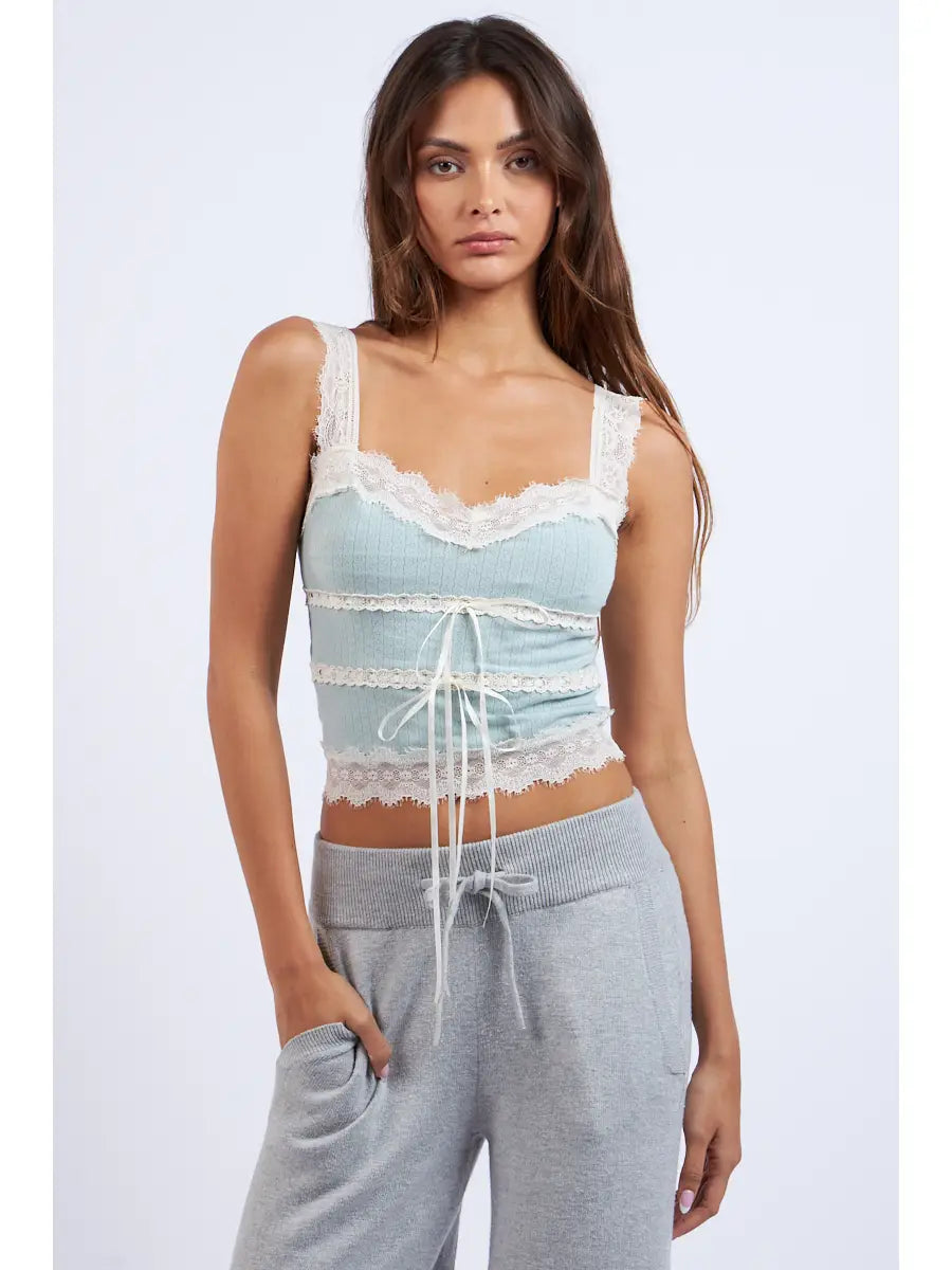 Lace Cropped Cami