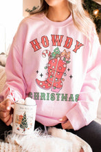 Load image into Gallery viewer, HOWDY CHRISTMAS Graphic Sweatshirt
