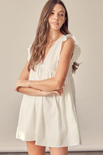 Cargar imagen en el visor de la galería, V-NECK BABYDOLL DRESS WITH SHORT LINED
